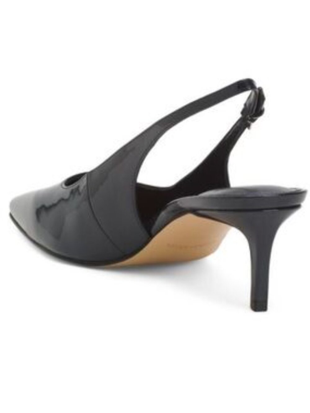 CALVIN KLEIN leather slingback pumps - Picture 2 of 3